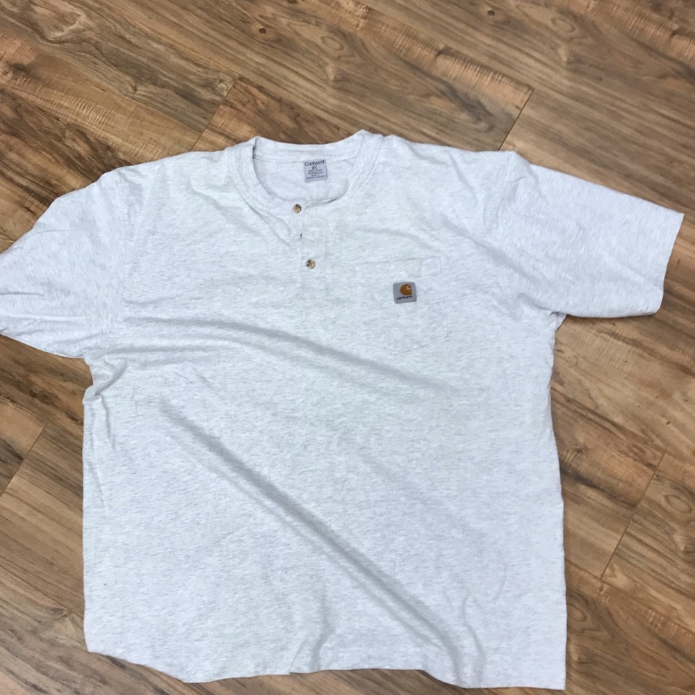 Carhartt Gray Short Sleeve Tee Casual Comfort